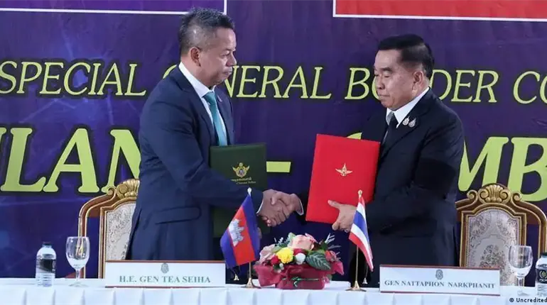 Tailandia y Camboya firman alto al fuego tras semanas de hostilidades