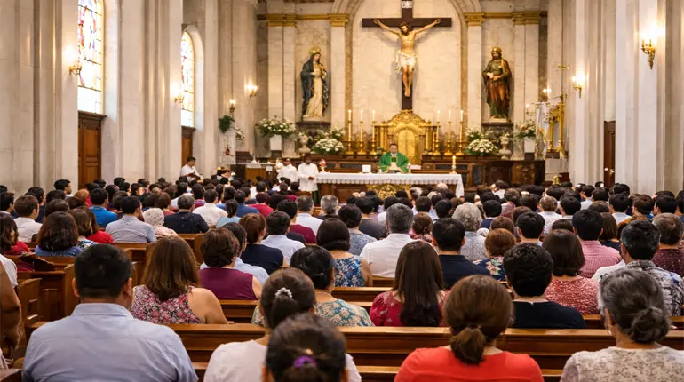 Di&oacute;cesis de Tabasco rechaza disminuci&oacute;n en la afluencia de feligreses a las iglesias