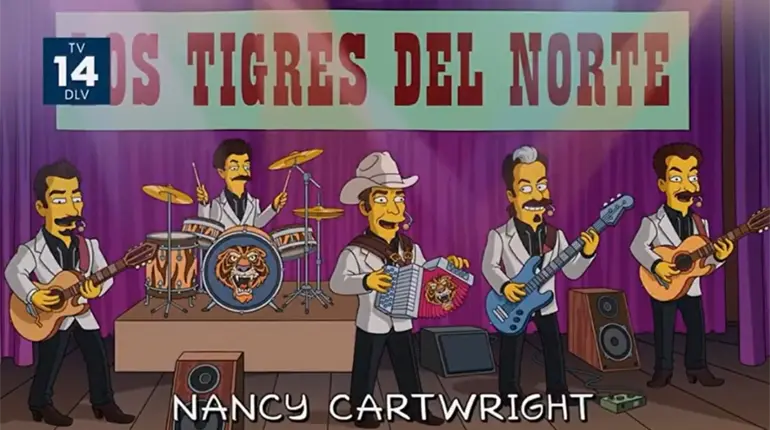 &iexcl;Pedro y Homero! El corrido de los Tigres del Norte en el nuevo cap&iacute;tulo de Los Simpson