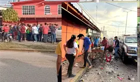 Explota puesto de petardos en Estaci&oacute;n Chontalpa