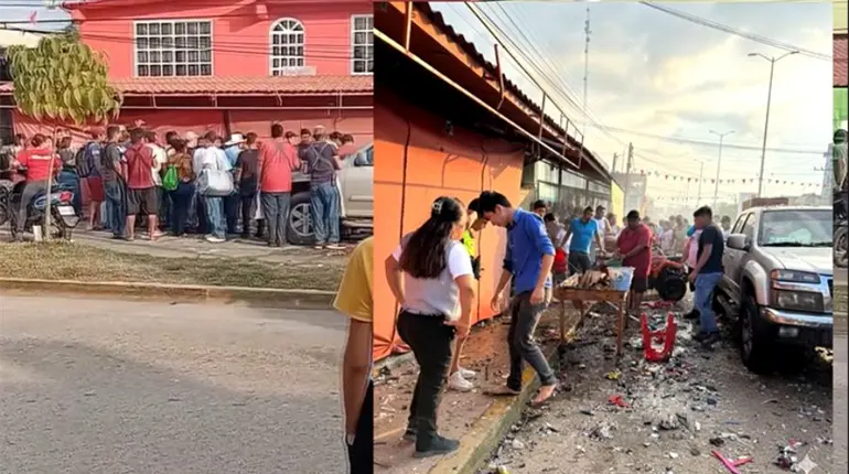 Explota puesto de petardos en Estaci&oacute;n Chontalpa