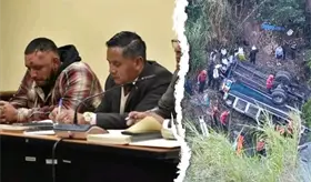 Vinculan a proceso a conductor de cami&oacute;n que dej&oacute; 15 muertos tras caer a barranco en Guatemala