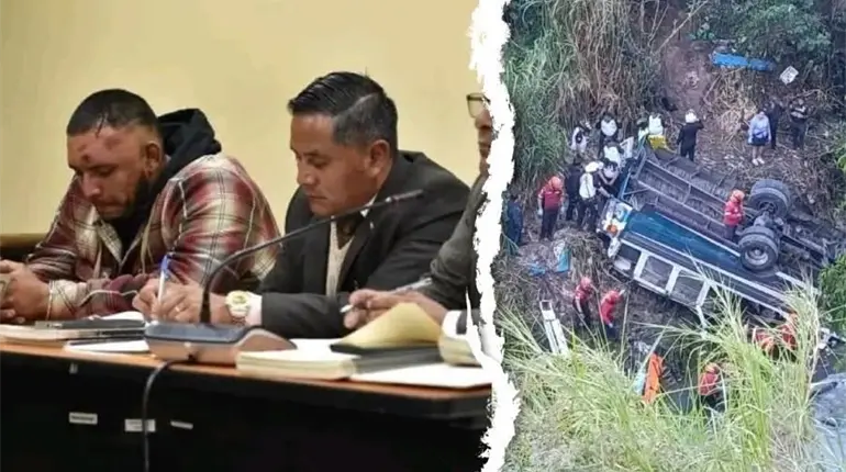 Vinculan a proceso a conductor de cami&oacute;n que dej&oacute; 15 muertos tras caer a barranco en Guatemala