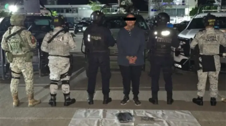 FIRT Olmeca asegura a hombre con dosis de drogas y efectivo en Villahermosa