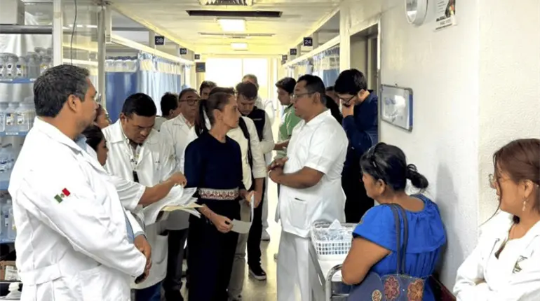 Promete Sheinbaum 30 mil pesos "inmediatos" a v&iacute;ctimas del Tren Interoce&aacute;nico