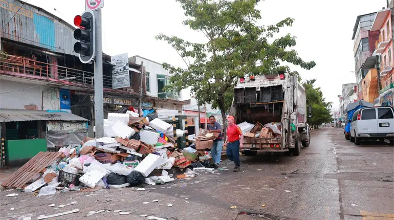 Implementar&aacute; ayuntamiento de Centro programa especial de recolecci&oacute;n de basura por festejos de A&ntilde;o Nuevo