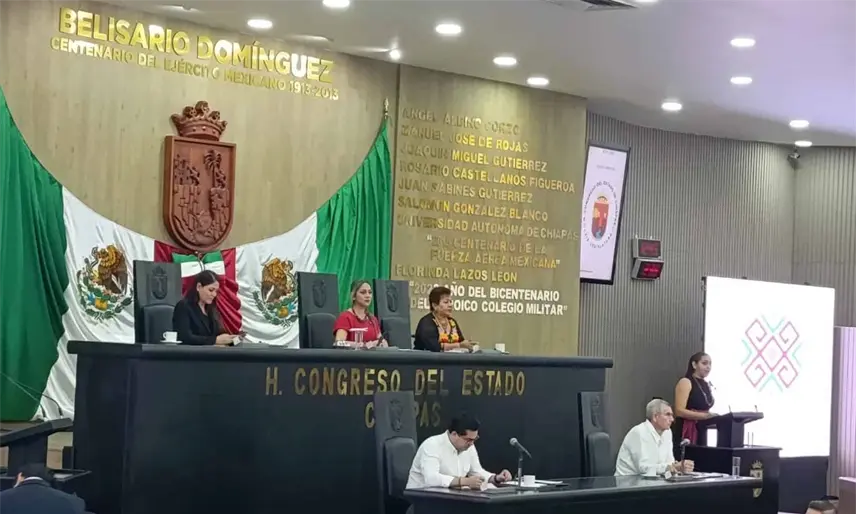 Aprueba Congreso nuevo escudo de Chiapas; incorpora templo de Palenque y una ceiba