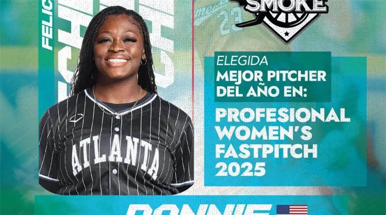 Donnie Gobourne, refuerzo de Las Olmecas, mejor pitcher del a&ntilde;o en la Profesional Women&acute;s Fastpitch