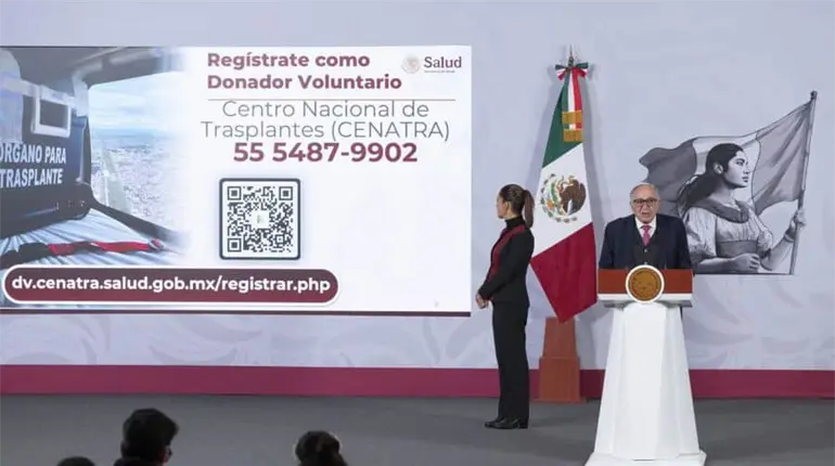 Plantea Sheinbaum "credencializaci&oacute;n" para donantes de &oacute;rganos