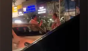 Taxistas protagonizan acalorada discusi&oacute;n en Villahermosa
