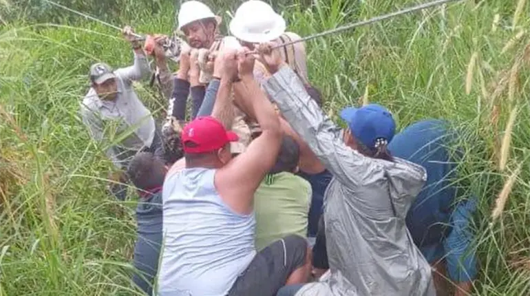 Solo apagones de luz reporta Ayuntamiento de Jalapa tras lluvias