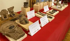 M&eacute;xico repatri&oacute; m&aacute;s de 2 mil piezas del patrimonio cultural desde 6 pa&iacute;ses durante el 2025