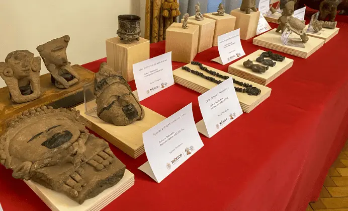 M&eacute;xico repatri&oacute; m&aacute;s de 2 mil piezas del patrimonio cultural desde 6 pa&iacute;ses durante el 2025