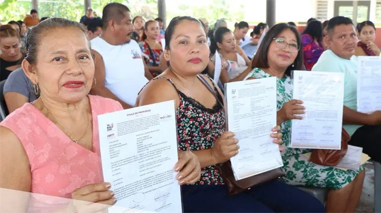 En 2025 se entregaron 1,348 t&iacute;tulos de propiedad: Francisco S&aacute;nchez