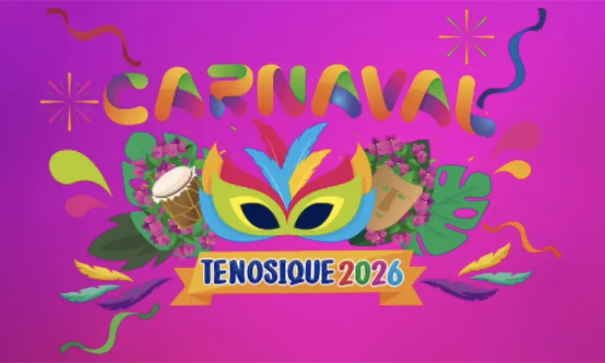 Presentan cartelera del Carnaval Tenosique 2026