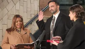 Zohran Mandami, migrante musulm&aacute;n asume como alcalde de NY