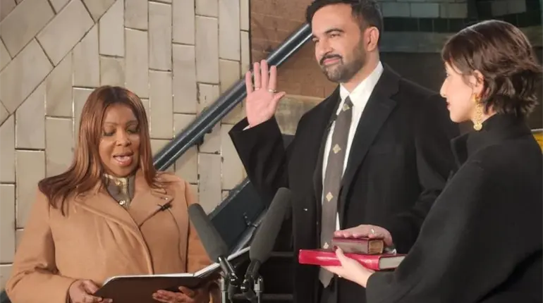 Zohran Mandami, migrante musulm&aacute;n asume como alcalde de NY