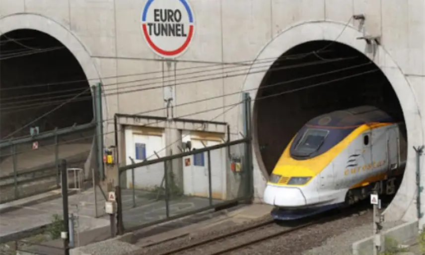 T&uacute;nel ferroviario del canal de la Mancha reanuda actividades, pese a efectos colaterales