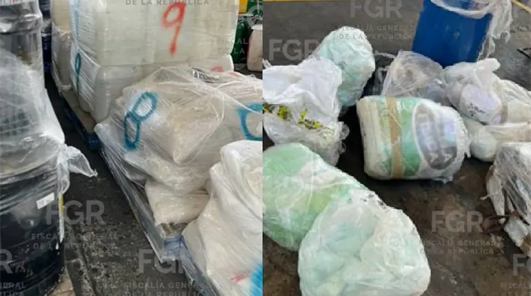 FGR destruye m&aacute;s de 880 mil pastillas de fentanilo en Sinaloa