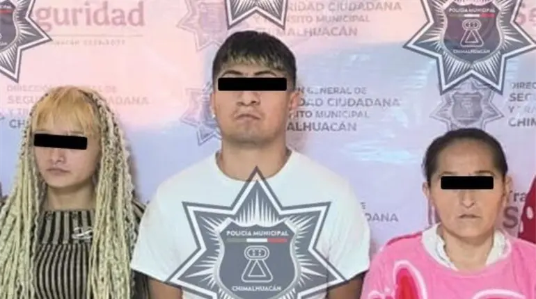 Aseguran a 5 personas presuntamente dedicadas a la trata de personas en Edomex