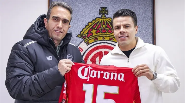 Pavel P&eacute;rez, nuevo jugador del bicampe&oacute;n Toluca para el Clausura 2026