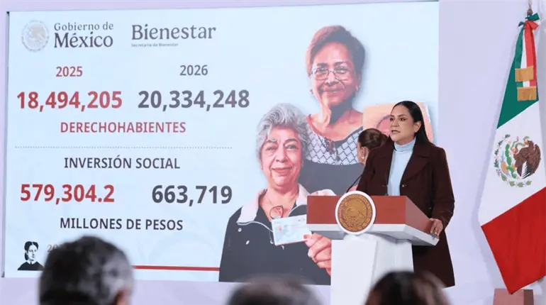 Inicia dispersi&oacute;n del primer bimestre de pensiones del Bienestar