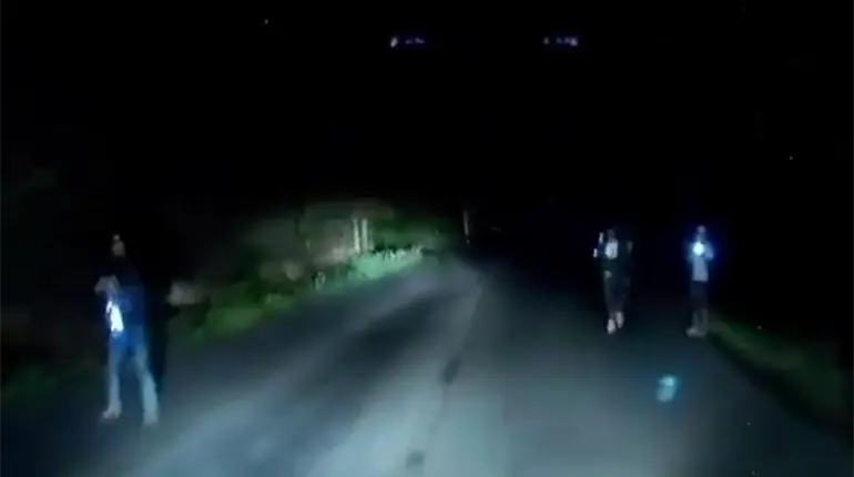 Graban intento de asalto carretero a mano armada en Veracruz