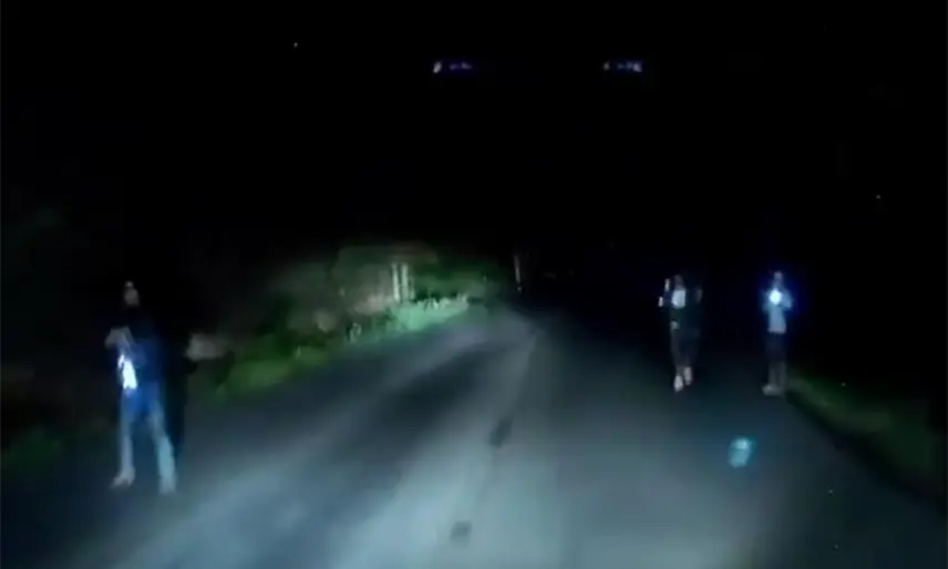 Graban intento de asalto carretero a mano armada en Veracruz