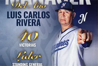 Luis Carlos Rivera gana el manager del a&ntilde;o en la Liga del Pac&iacute;fico