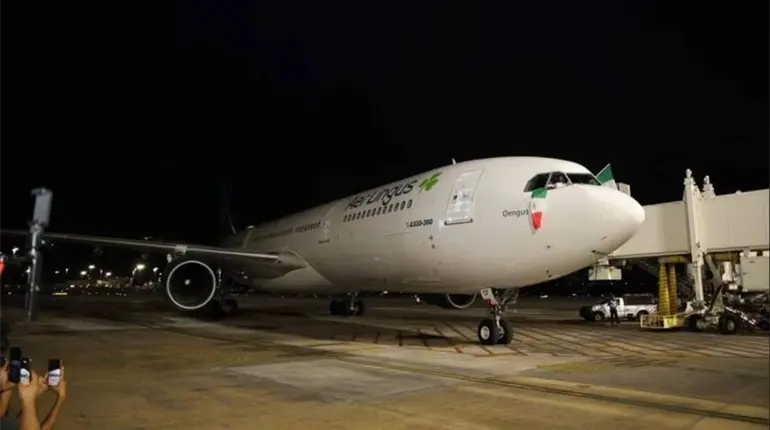 Inauguran vuelo directo Dubl&iacute;n–Canc&uacute;n de Aer Lingus en Quintana Roo