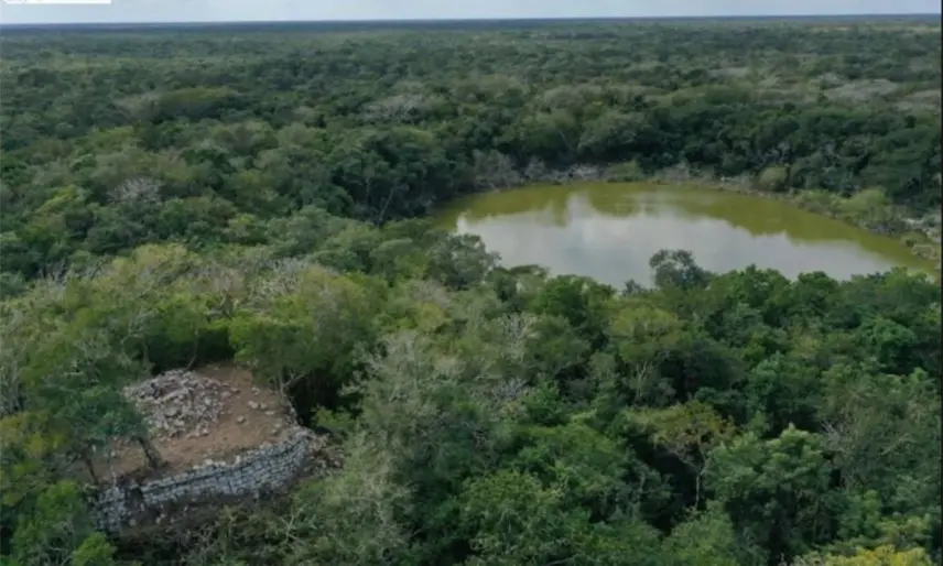 Descubren nuevo conjunto arqueológico en parque ejidal Oxwatz de Yucatán