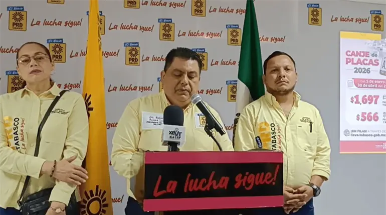 Rechaza PRD Tabasco invasi&oacute;n de EE. UU. a Venezuela para detener a Maduro