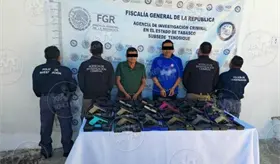 Transportaban armas en Tenosique y los detienen