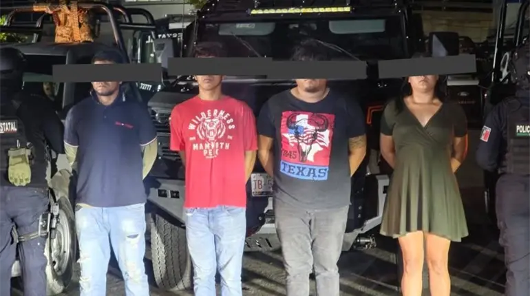 Detienen a 4 personas por extorsi&oacute;n, secuestro y narcomenudeo en C&aacute;rdenas