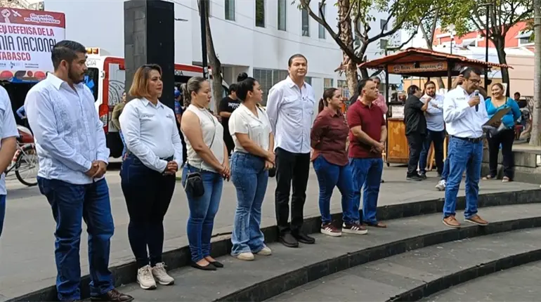 Desde Tabasco, morenistas llaman a cerrar filas con Sheinbaum y defender la soberan&iacute;a de M&eacute;xico