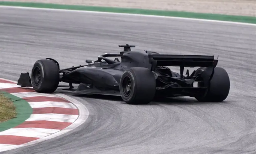 Audi pone en pista su primer monoplaza de F1 en Montmeló