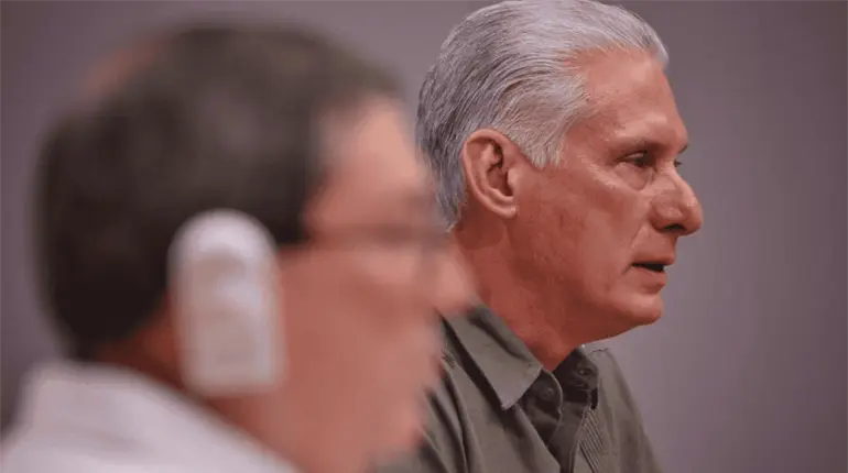 D&iacute;az-Canel niega que existan conversaciones con Trump