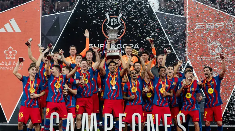 Barcelona, campe&oacute;n de la Supercopa de Espa&ntilde;a