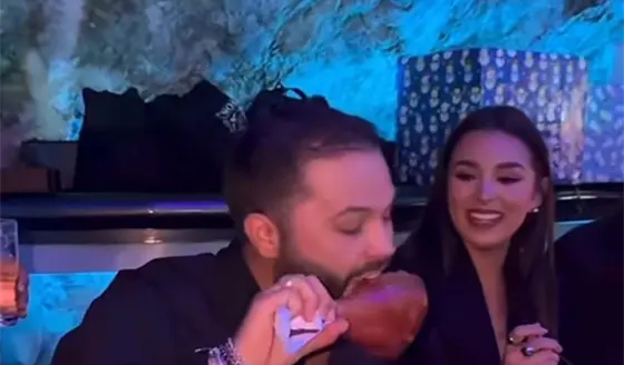 &iquest;Romance entre Adriana Caballero, Centro 2024 y Leonardo Aguilar? Acude a fiesta de Nodal