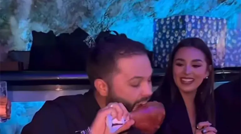 &iquest;Romance entre Adriana Caballero, Centro 2024 y Leonardo Aguilar? Acude a fiesta de Nodal