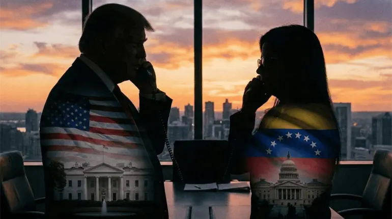 Trump sostiene llamada con Delcy Rodr&iacute;guez; "es una persona estupenda", dice