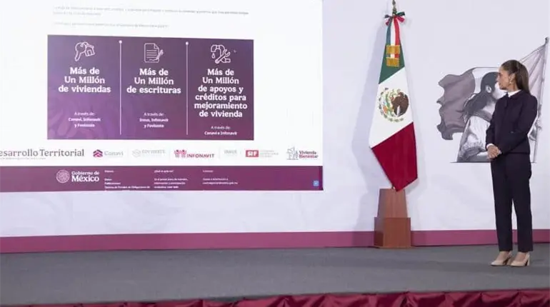 Vivienda para el Bienestar beneficiar&aacute; a cerca de 8 millones de familias: Sheinbaum