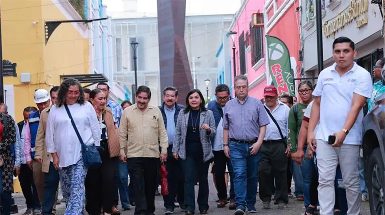 Yolanda Osuna anuncia inversi&oacute;n de 7.1 mdp en luminarias del Centro Hist&oacute;rico de Villahermosa