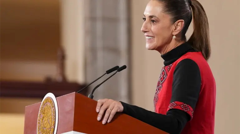 Sheinbaum buscar&aacute; definir fecha para visita del Papa Le&oacute;n XIV a M&eacute;xico