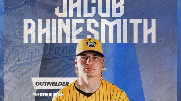 El jardinero Jacob Rhinesmith es nuevo jugador de Olmecas de Tabasco