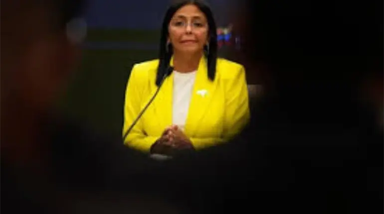 Delcy Rodr&iacute;guez fue considera "objetivo prioritario" de la DEA en 2022: AP