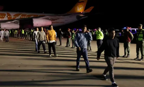 Arriba a Venezuela avi&oacute;n con 232 ciudadanos deportados de EE.UU.