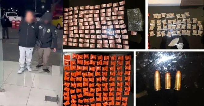 Detienen a hombre con 280 dosis de droga en Iztacalco