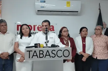 "No pod&iacute;amos cerrarle la puerta a nadie" dice Morena Tabasco tras critica del PRD por recibir a quienes orquestaron desalojo de 1995