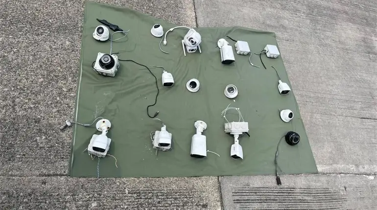 Autoridades retiran c&aacute;maras de videovigilancia en colonias de Centro